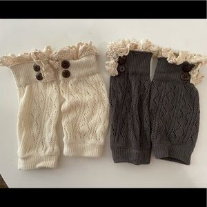 Cute set of Lace Boot Socks- Altar’d State